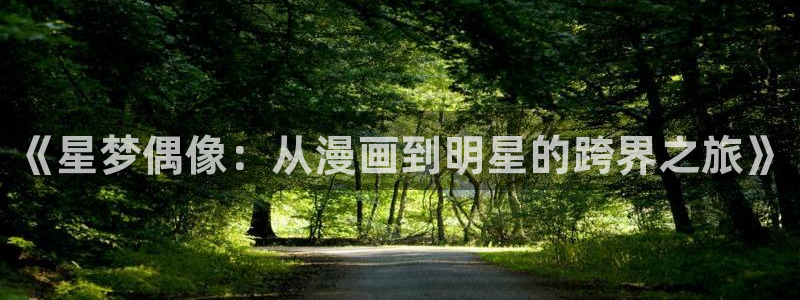 漫蛙漫画页面入口：《星梦偶像：从漫画到明星的跨界之旅》